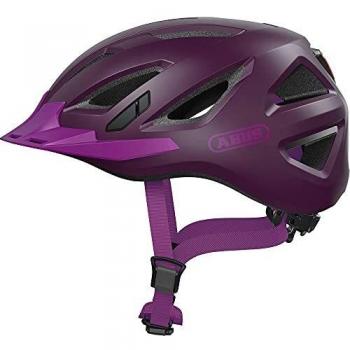 ABUS Urban-I 3.0 City Helmet - Modern Bicycle Helmet with Tail Light for City Traffic - for Women and