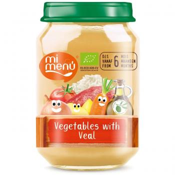 Tarrito verduras y ternera BIO Be Plus 200 g