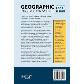 Geographic Information Science Paperback Edition by John Wiley & Sons