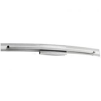 Lámpara de Pared LED 12W Cromada con Cristal Curvo 4000K IP20 para Espejo