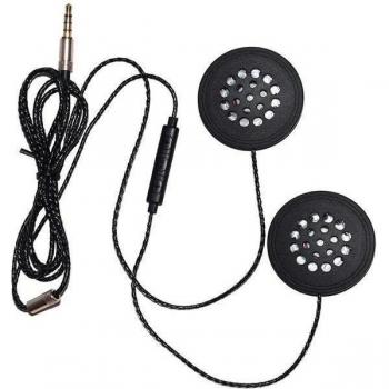 Auriculares manos libres con cable para casco de motocicleta, conector Jack de 3.5mm y música