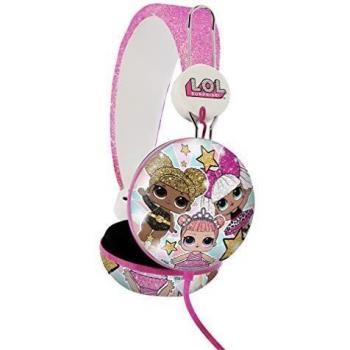 OTL Technologies - Auriculares con Cable Rosa L.O.L. Surprise Glitter Glam Multiplataforma