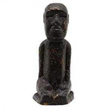 House Doctor Pieza de Arte, Figura, Marrón Envejecido, w: 6 cm, h: 15 cm
