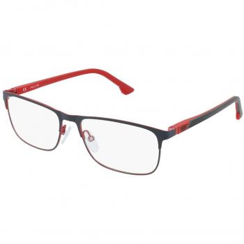 POLICE VK082 Gafas de Vista para Niños, Matt Full Red con Partes Coloridas, Talla 53
