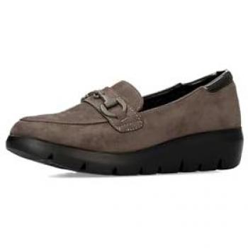 Mocasines de Mujer - Suela Goma - Plantilla Acolchada y Extraíble - 41, Taupe