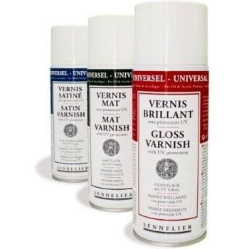 Barniz Mate Acrílico/Óleo UV Sennelier Spray 400ml