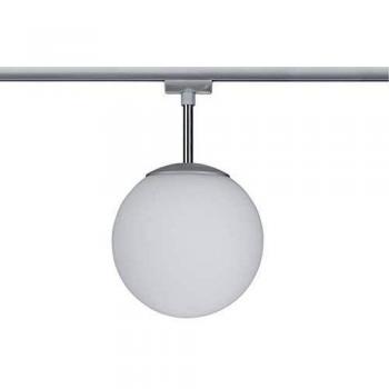 Lámpara de Techo Globo URail Pequeña E14 10W Dimmable Cromo/Vidrio Opalino