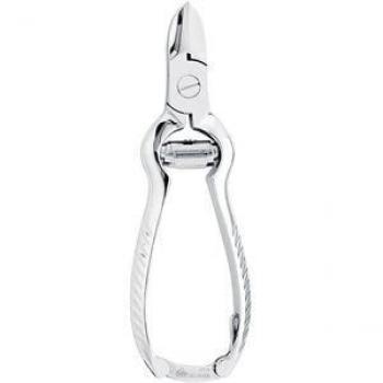 ERBE Nail Nippers with Spring, 12 cm, Ergonomic Design for Easy Cutting of Thick Toenails, Unisex