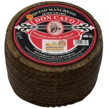 Don Cayo Queso Manchego Semicurado Mediano - 2250 gr