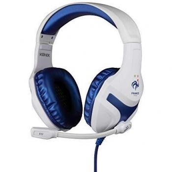 Auriculares Gaming Konix PS400 FFF - Blanco | Compatible con PS4, Xbox One, Switch, PC, Smartphones y Tablets | Aislamiento de ruidos exteriores | Respuesta en frecuencia 20 Hz - 20 KHz