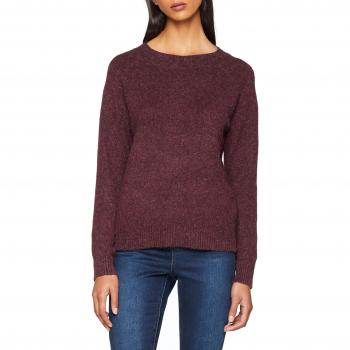 Vero Moda Vmdoffy LS O-Neck Blouse Noos, Blusa para Mujer, Rojo