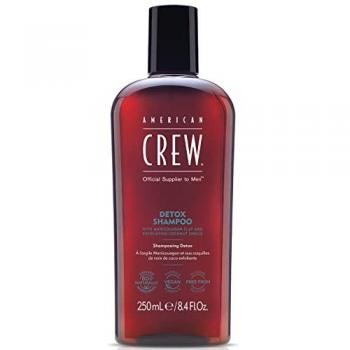 American Crew Detox Shampoo 250 ml - Champú purificante para cabello, cuerpo y rostro, diseñado para hombres
