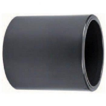 Mufla de PVC-U 50 mm 16 bar Gris