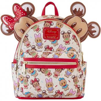 Loungefly Disney Mickey & Friends Gingerbread Cookie Mini Backpack with Ear Headband Set 26cm