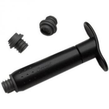 Screwpull WA-137 59014021007169 - Bomba para botella de vino y 3 tapones, color negro