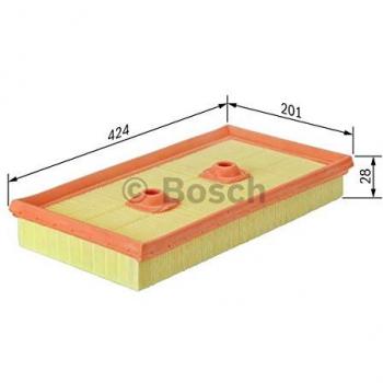 Filtro de aire BOSCH F 026 400 482, tipo: filtro de aire, características: diseñado para vehículos, alta eficiencia en filtración, fácil instalación, compatible con múltiples modelos de automóviles