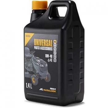 Universal 10W/40-1,4L Aceite 4 Tiempos 10W/40, para protección contra el desgaste, alto efecto lubricante, limpieza óptima del motor, Standard, 1,4L