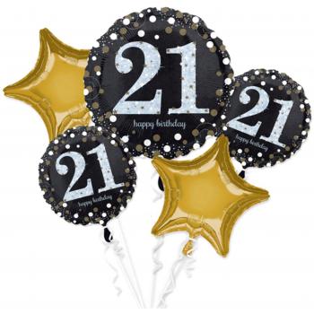 Amscan International – 3552001 para cumpleaños 21 globo grupo ramo