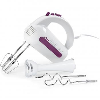 Ufesa Whip BV4626 - Batidora Amasadora y Mezcladora de 300W con 5 Niveles de Velocidad y Función Turbo