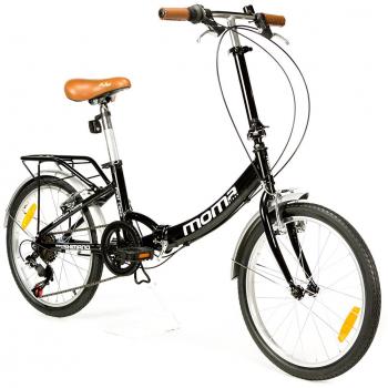 Bicicleta Urbana Plegable First Class 20 de Aluminio con 6 Velocidades Shimano y Sillín Confort - Moma Bikes
