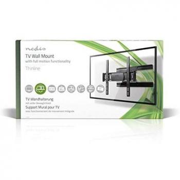 Nedis - Soporte de Pared para TV con Movimiento Completo - 32-55 - hasta 30 kg - 6 Puntos de Giro