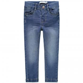 NAME IT Nmfpolly Dnmtrilla 2155 Pant Noos, Jeans para Niñas, Azul Medium Blue Denim, 125