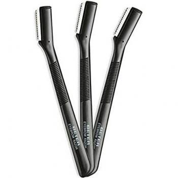 Beter - 3 cuchillas depiladoras para cejas y rostro, acero inoxidable, maquinilla reutilizable para afeitar
