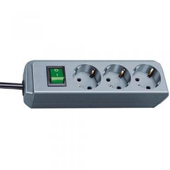 Brennenstuhl Eco-Line regleta de enchufes con 3 tomas de corriente