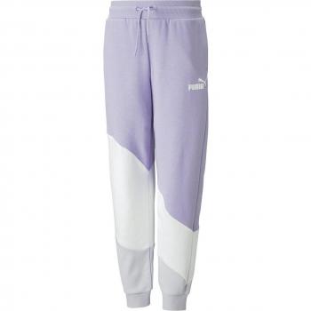 Pantalón Puma Power Colorblock Juvenil para Niños en Tonalidad Vivid Violet