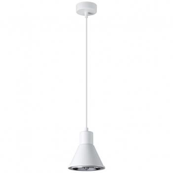 Lámpara Colgante Taleja 1 Luz ES111 Acero Blanco LEDBOX 120cm