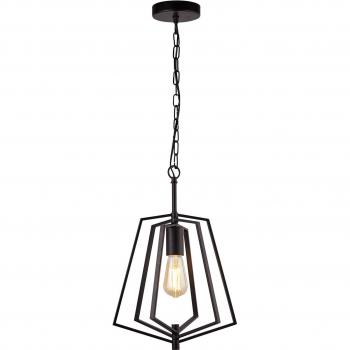 Lámpara colgante Slinky Acero dulce Negro mate 1 bombilla 44cm