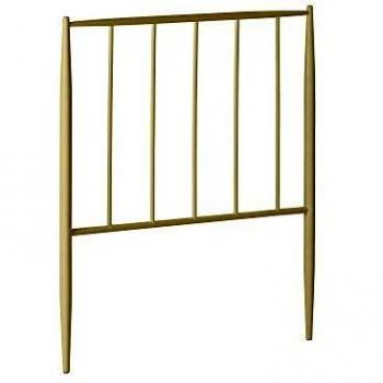 Kave Home - Cabecero Natacha Dorado 98 x 110 cm de Metal para Cama de 90 cm