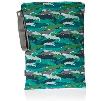 Itzy ritzy travel happenszbolsa con cremallera para panales mojado bolsa con asa tamano mediano mas tarde gator