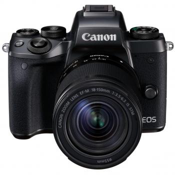 Canon EOS M5 Cámara Digital con Lente EF-M 18-150mm, CMOS de 24.2MP, DIGIC 7, Full HD, WiFi/NFC/Bluetooth