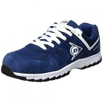 Dunlop DL0201026-44 Zapato, Piel de Ante y Mesh, Marino, 44