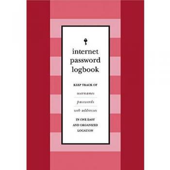 Internet Password Journal