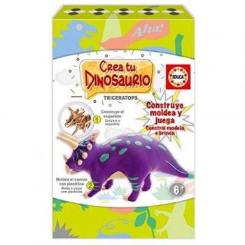 Educa - CREA Y Moldea Tu Triceratops Juego Educativo Para Niños, Multicolor