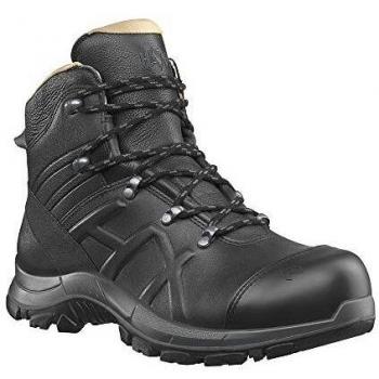 Botas de Seguridad HAIX Black Eagle Safety 56 LL Mid 39 Piel Impermeable Negra con Protección Completa