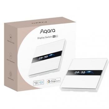 Interruptor Inteligente Aqara V1 con Pantalla LCD, Compatible con Apple Home, Alexa y Google Home, Requiere Hub Zigbee