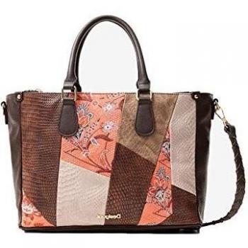 Borsa Donna DESIGUAL bols japan path safi 20saxpbd unica marrone