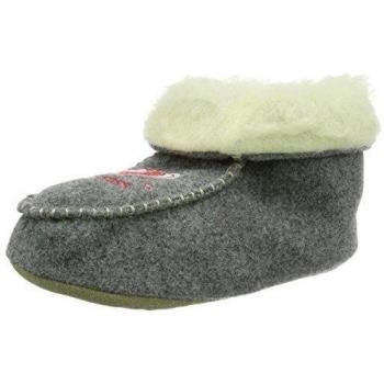 Adelheid Textil Zuckersüss Hüttenschuh - Zapatillas de estar por casa para mujer, color Mausgrau, talla 40/41 EU