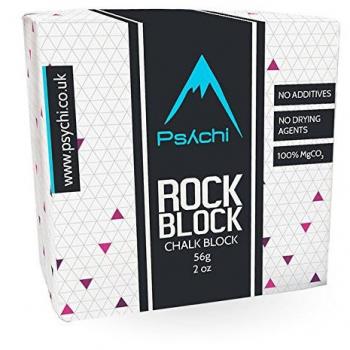 Psychi - Bloque de magnesio para Crossfit, Escalada, Levantamiento de Pesas, Gimnasia y Baile en Barra - Pack de 1