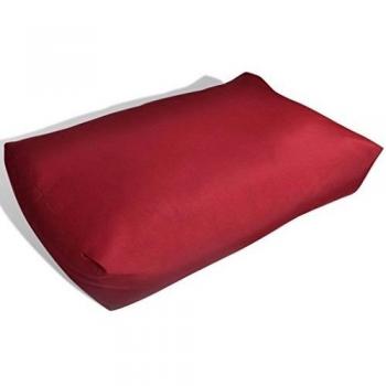 vidaXL Cojín Tapizado de Asiento 80 x 40 x 20 cm Rojo de Vino