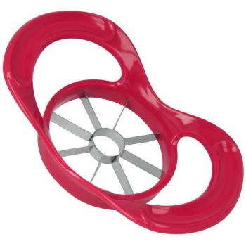 Metaltex Vitamine's Power Cortador de Manzanas, Acero Inoxidable, Rojo, 19.5x11.5x5.5 cm