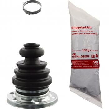 FEBI BILSTEIN Juego de fuelles para junta homocinética 14067, incluye fuelles de alta resistencia, anillos de retención y abrazaderas, diseñado para garantizar un sellado óptimo y proteger el árbol de transmisión contra