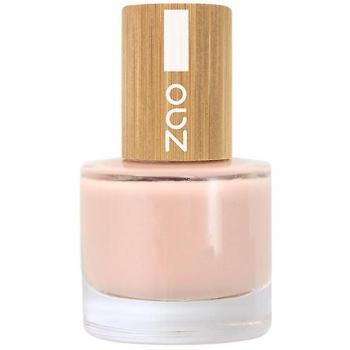 ZAO Esmalte de uñas 10 free 675 - Rose Givré, esmalte de uñas natural, color rosa esmerilado, presentación de 8 ml