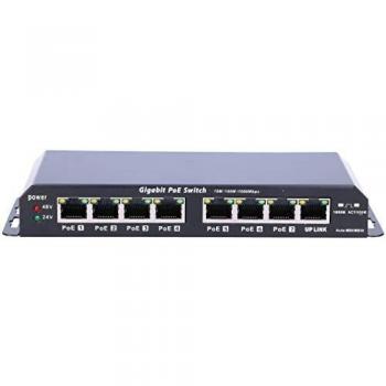 Extralink KRATOS | PoE Switch de 7 Puertos Gigabit con Función de Alimentación a través de Ethernet (PoE) y 1 Puerto Uplink EX.1025