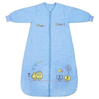 Slumbersac Saco de dormir de bebé Invierno manga larga aprox. 3.5 Tog, trenecito, de- 6-18 meses