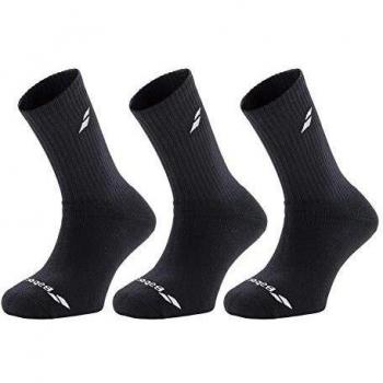 Babolat 3 Pairs Pack Calcetines, Unisex Adulto, Negro, 39/42