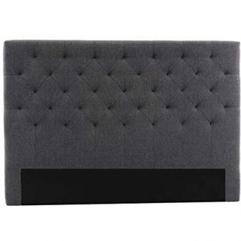 Cabecero tejido gris oscuro 160cm ENGUERRAND
